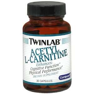  TwinLab Amino Acid Supplement Acetyl L Carnitine 500 mg 30 