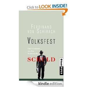 Volksfest (German Edition) Ferdinand von Schirach  Kindle 
