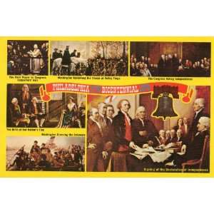 Post Card BICENTENNIAL EDITION, 177601976 FAMOUS HISTORIC PAINTINGS 