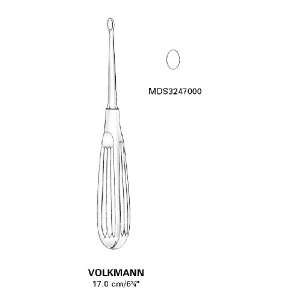  Medline Bone Curettes, Volkmann   6 3/4, 17 cm, size 2 