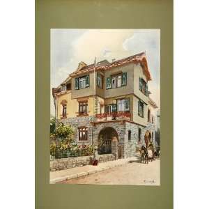   Germany R. Volkel   Original Chromolithograph