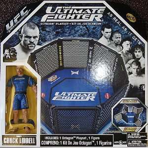  UFC ULTIMATE FIGHTER OCTAON TOY RING PLAYSET WITH CHUCK LIDDELL MMA 