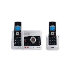   Cordless Phone, w/ Answering Machine, Black/Silver Electronics