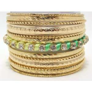  Gold Multi Bangles True Fashion NY Jewelry