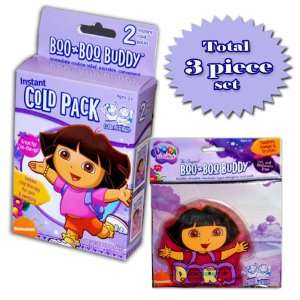   ) WITH BOO BOO BUDDY GEL PACK DORA (TOTAL 3 PIECE SET) Electronics