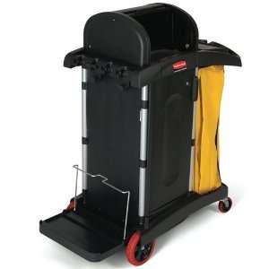  High Security Janitors Cart (Black) RCP 9T75