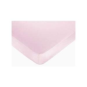 Pink and Brown Hotel Fitted Crib Sheet for Baby and Toddler Bedding 