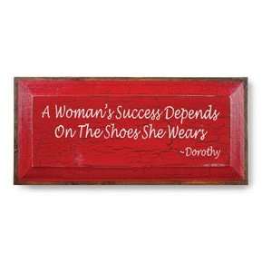  A Womans Success Wall Plaque