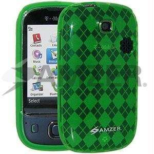  Amzer Luxe Argyle Skin Case   Green Cell Phones 