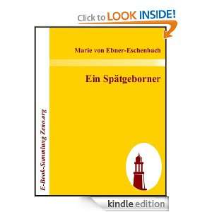   German Edition) Marie von Ebner Eschenbach  Kindle Store