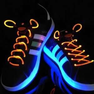 dhl ems light lace flash shoelaces luminous led shoelace 17 colorled 