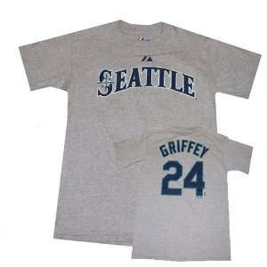  Ichiro Suzuki Seattle Mariners Grey Name and Number T 