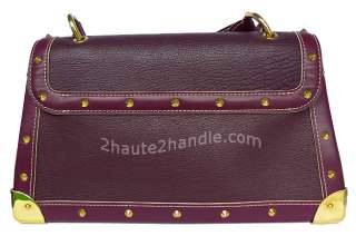 LOUIS VUITTON LV plum Suhali Le Talentueux bag purse  