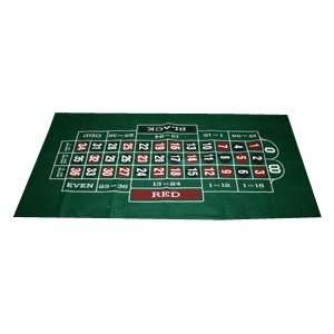  Craps and Roulette Game Felt Layout 3 X 6 Feet Sports 