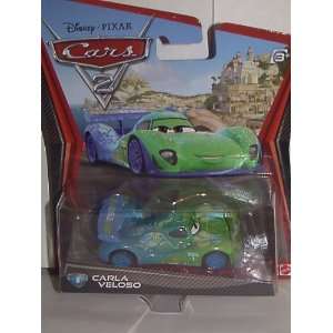   PIXAR MOVIE CARS SERIES 2 CARLA VELOSO CAR ON SHORT CARD Everything