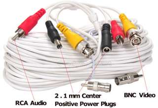 100 Security Camera Video Audio Power Cable BNC C29 753182743080 
