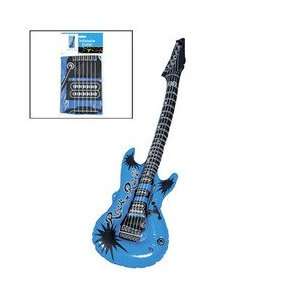  Blue Inflatable Guitar (1 piece) 