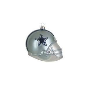   Dallas Cowboys 3 in. Glass Blown Helmet Ornament