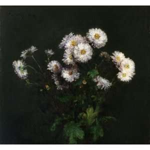   of White Chrysanthemums Henri Fantin Latour Han