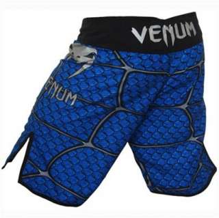 Venum Blue Spider Fight Shorts Size M (33) mma ufc bjj  