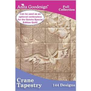 Anita Goodesign Embroidery Designs Cd Crane Tapestry