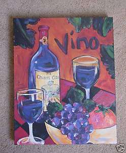 Rhonda Ahrens VINO DE TUSCANY Martini Olive Art*  
