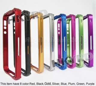 1X New Luxury Blade Real Metal Aluminum Bumper Case For Iphone 4 4G 4S 