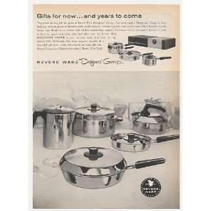  1962 Revere Ware Designers Group Cookware Print Ad (24134 