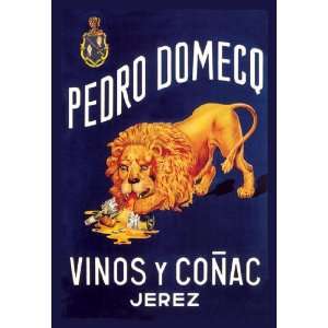  Pedro Domeco Vinos y Conac Jerez 20x30 poster