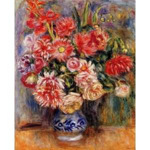  Oil Painting Bouquet Pierre Auguste Renoir Hand Painted 