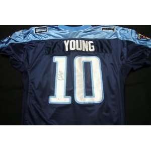 Autographed Vince Young Jersey   Reebok Onfield  Sports 