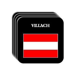  Austria   VILLACH Set of 4 Mini Mousepad Coasters 