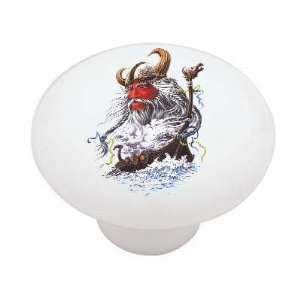 Viking Explorers Decorative High Gloss Ceramic Drawer Knob