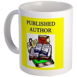  author t shirts gifts Funny Mug by  Kitchen 