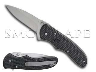 Protek Grip Spring Assisted Knife Silver w/ Black ABS Overlays and 