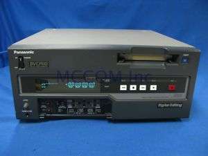 Panasonic AJ D650 DVC Pro Editor w/ 1867 Tape Hrs  