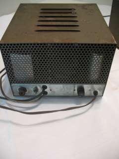 beautiful vintage golden eagle tubed ham radio receiver and 