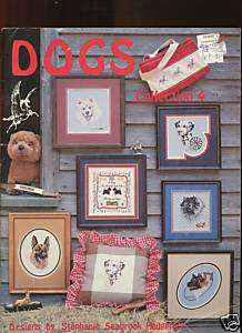 DOGS NEEDLEPOINT PUG AKITA TERRIER SPANIEL MALTESE HOUN  