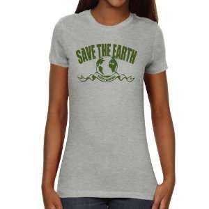  UAB Blazers Ladies Save the Earth Slim Fit T Shirt   Ash 