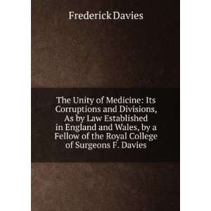   of the Royal College of Surgeons F. Davies. Frederick Davies Books