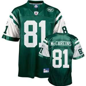 Justin McCareins Green Reebok NFL Replica New York Jets Jersey  