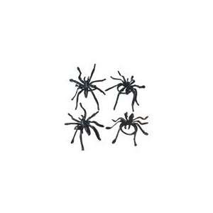  2 inch Black Spider Rings (144 Pack) Health & Personal 