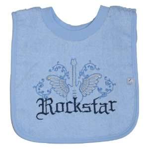  Frenchie Mini Couture Rockstar Pullover Bib (blue) Baby