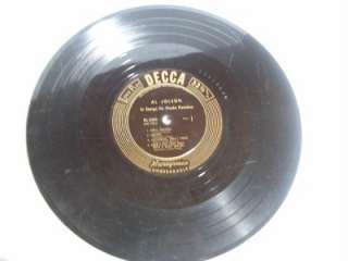 Al Jolson DECCA DLP 5026 Songs He Made Famous 1949  