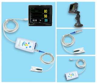 Visual Electronic Stethoscope ECG SPO2 PR free Probe  