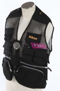 Nikon Photo Vest Official Jacket Outdoor Size L XL D700 D5100 Body NEW 