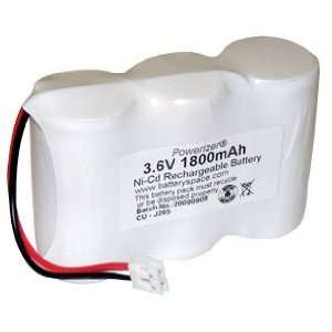  Custom NiCd Battery Pack 3.6V 2.2Ah (3xSC) with JST EH 