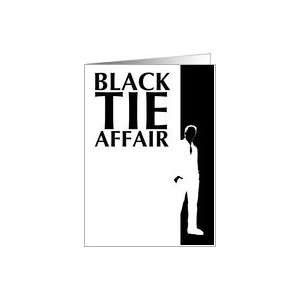  black tie affair  serious silhouette Card Health 