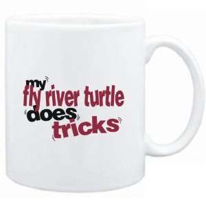  Mug White  My Fly River Turtle does tricks  Animals 