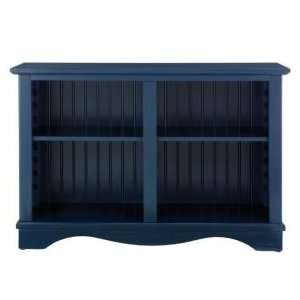  Kids Bookcases Childrens Low Navy Blue Bookcase, Set Mb 